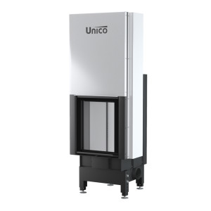 UNICO - Teplovzdušná krbová vložka - zdvih - DRAGON 8 LIFT (Raster), 4-11,5 kW