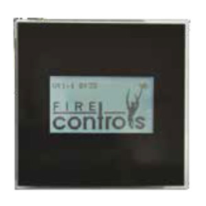FireControls - Elektronická regulácia - Displej čierny WiFire/WiFire H2O